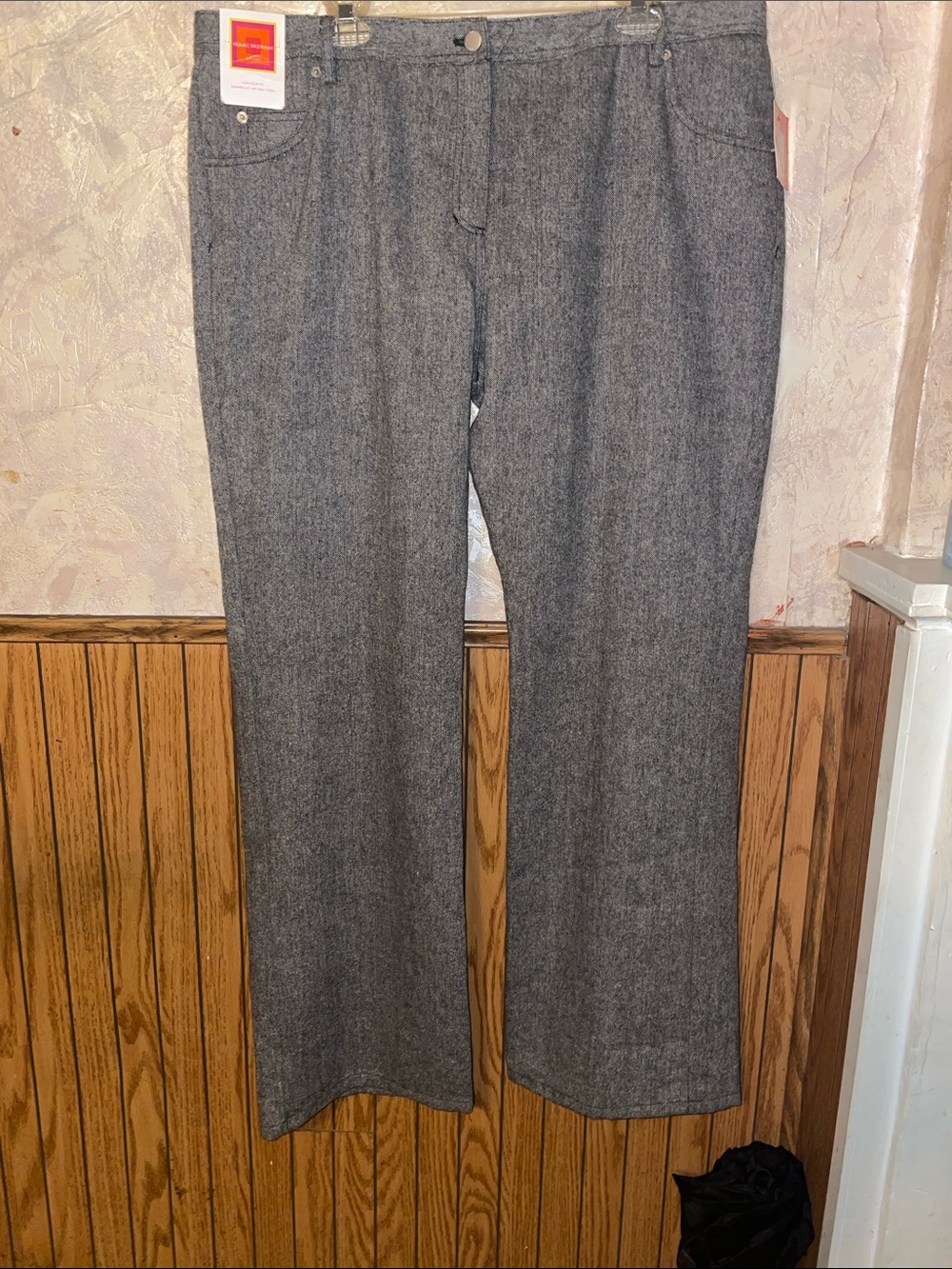 Black & white Isaac mizrahi contour trouser pants (18L)(nwt)